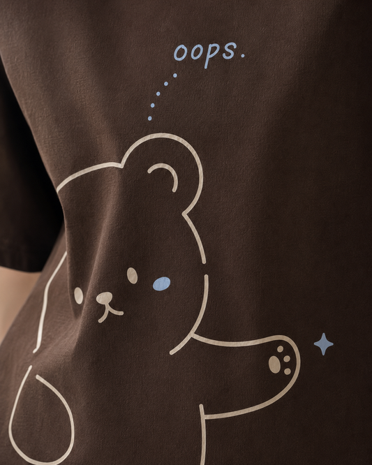 Oops Teddy Oversized T-Shirt