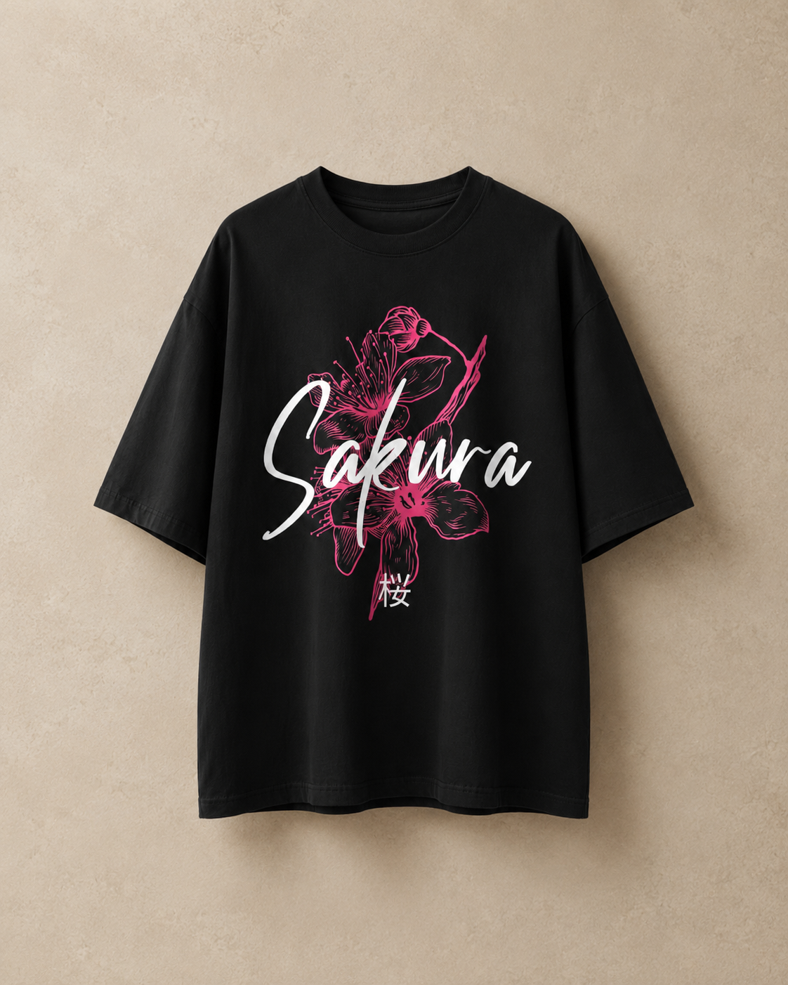 Sakura Babe Oversized T-Shirt