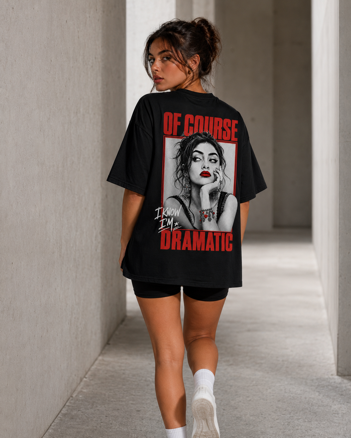 Of Course Dramatic Oversized T-Shirt