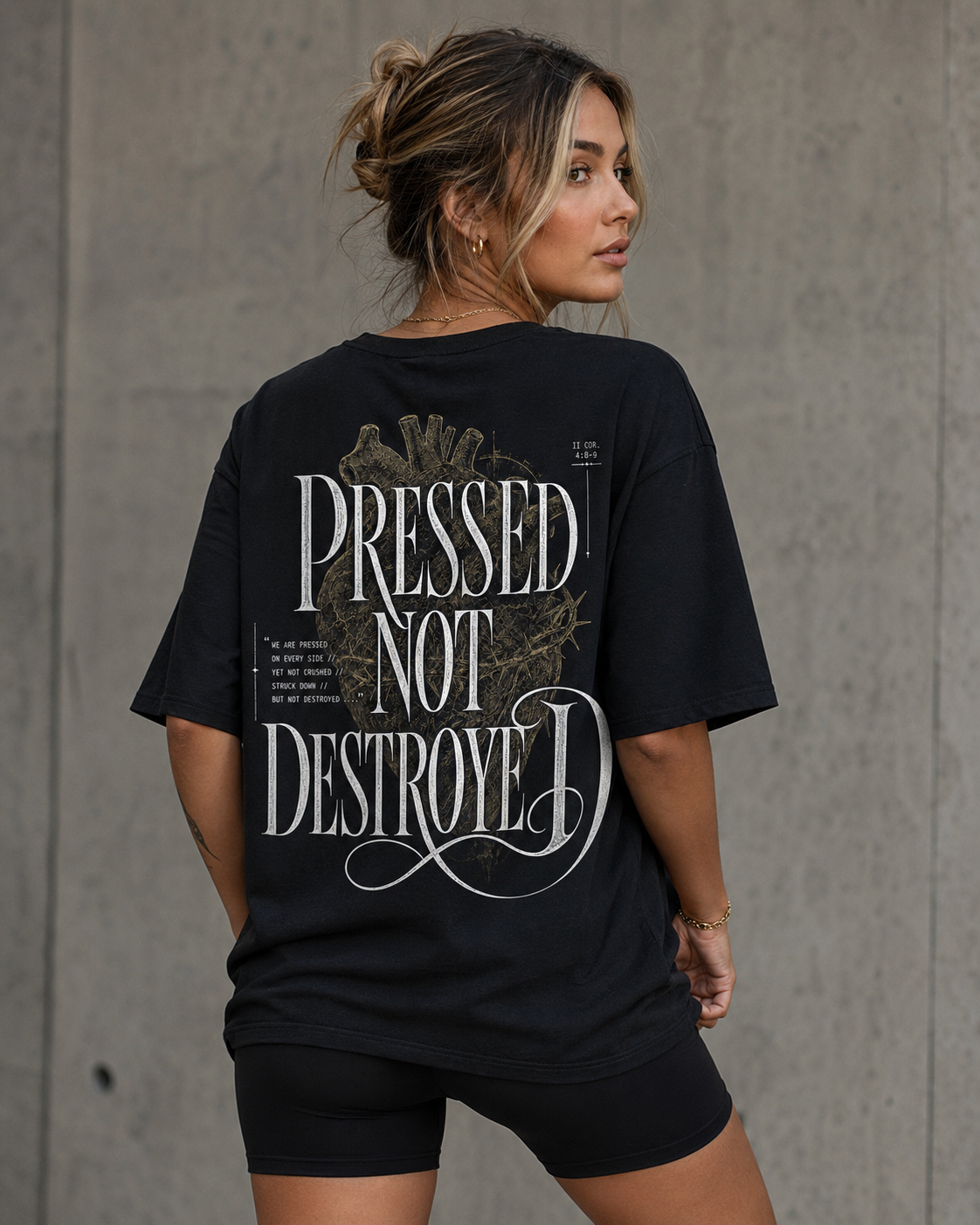 Pressed Not Destroyed Oversized T-Shirt