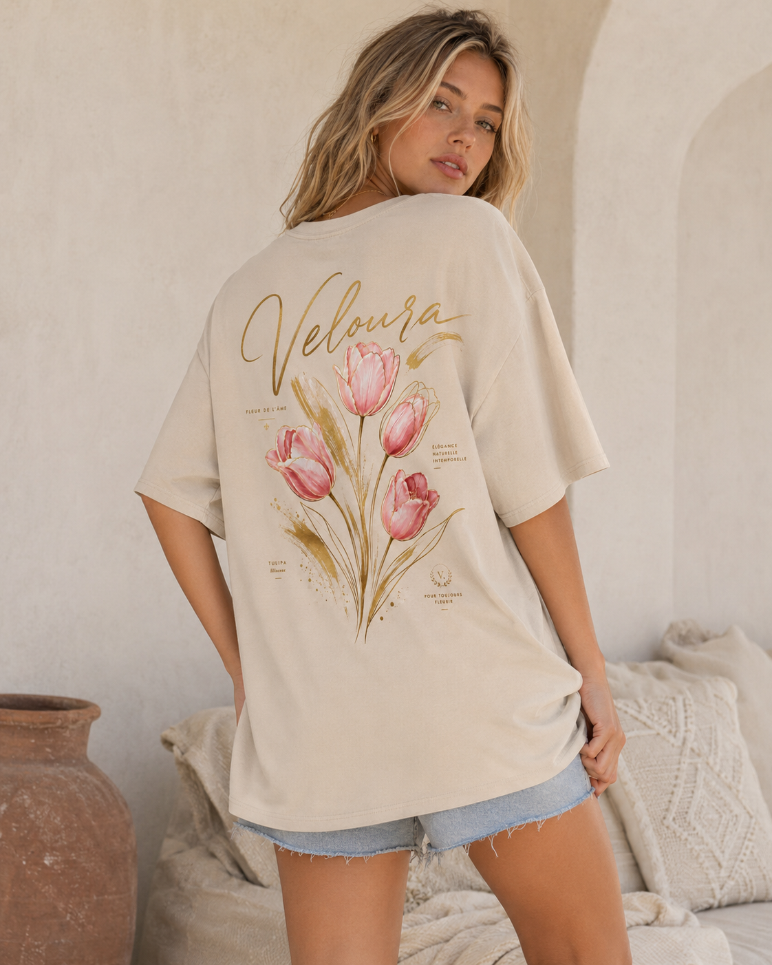 Veloura Tulip Babe Oversized T-Shirt