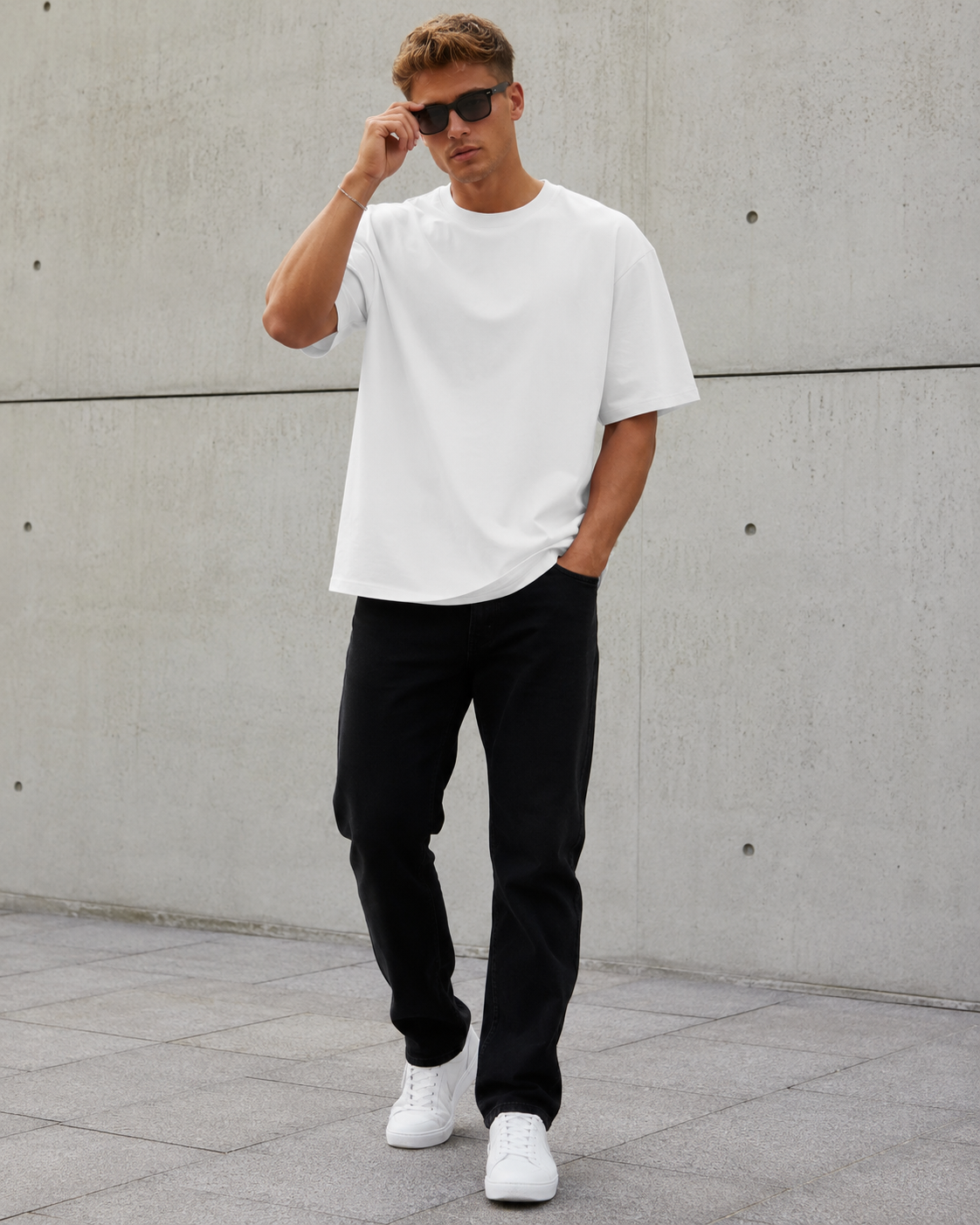 Cloud White Men’s Oversized T-Shirt