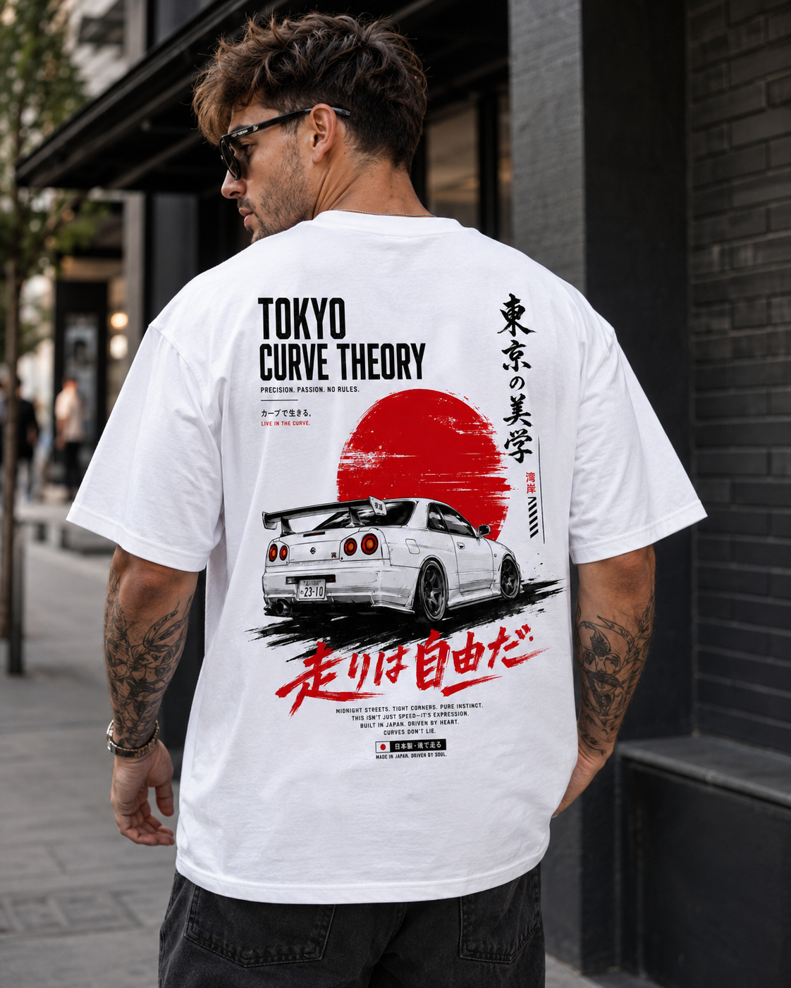 Tokyo Curve Theory Men’s Oversized T-Shirt