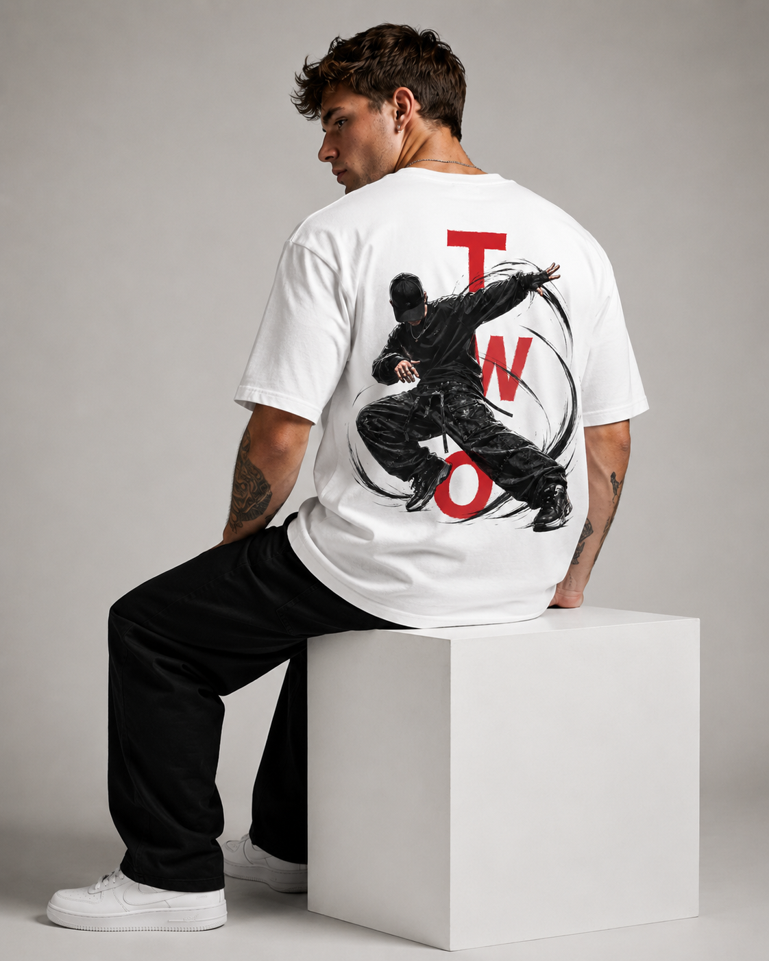 Two Motion Men’s Oversized T-Shirt