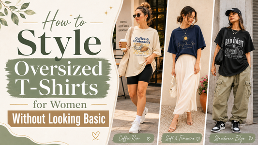 How to Style Oversized T-Shirts for Women Without Looking Basic