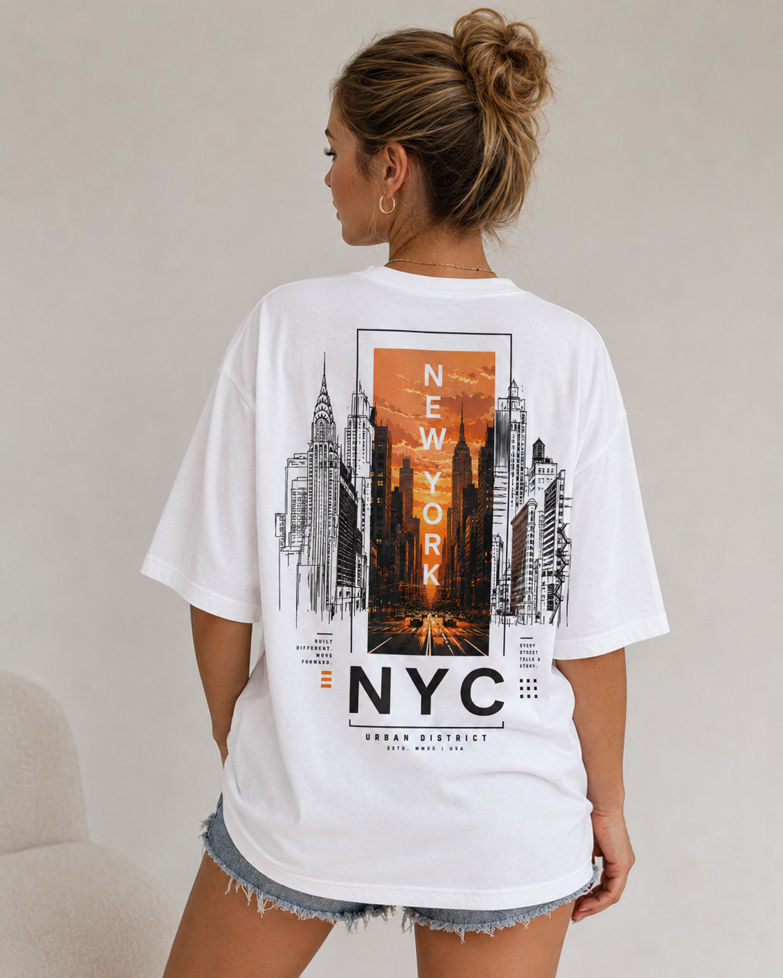NYC Urban District Oversized T-Shirt