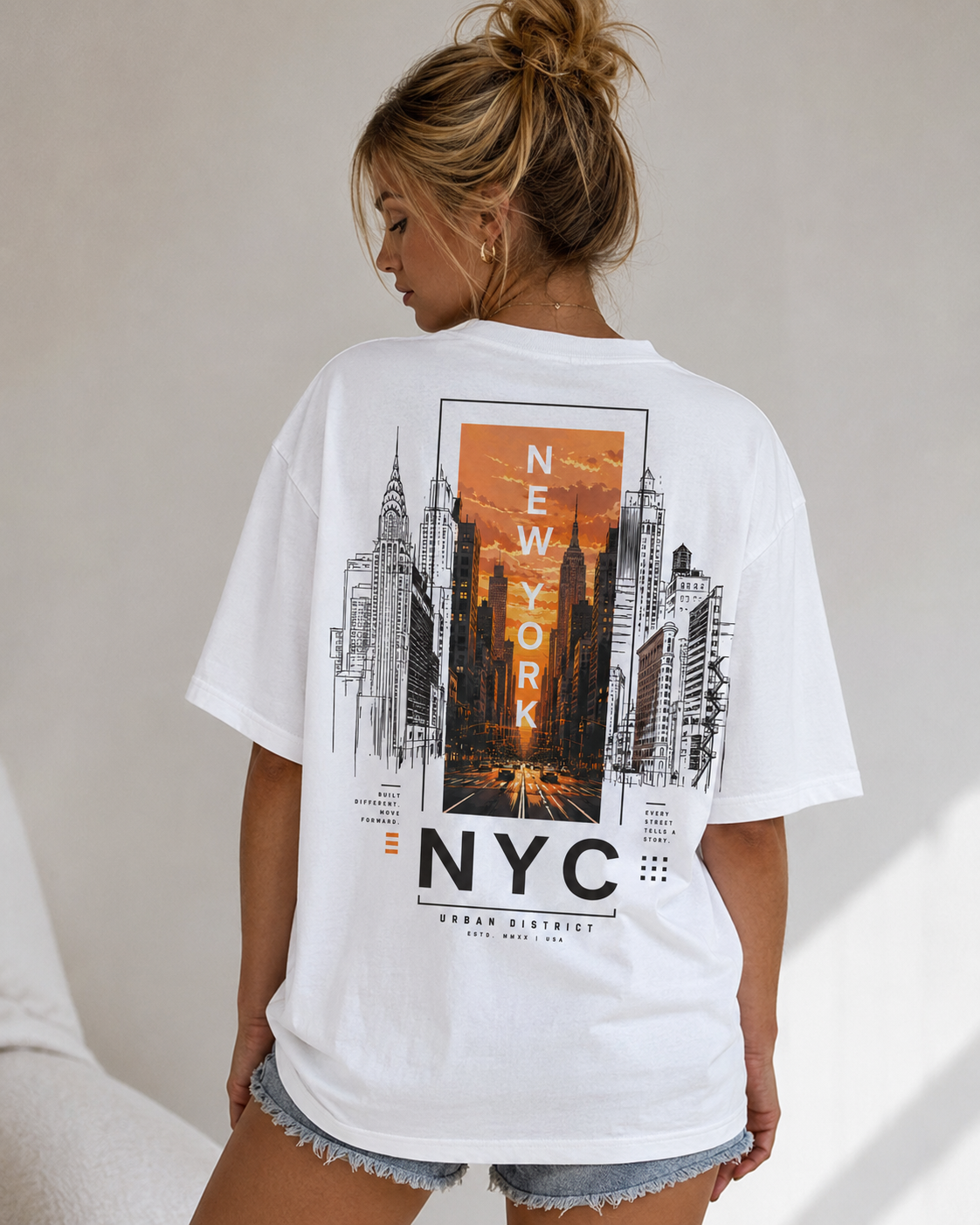 NYC Urban District Oversized T-Shirt