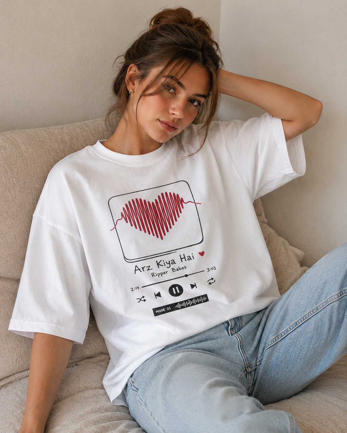 Arz Kiya Hai Oversized T-Shirt