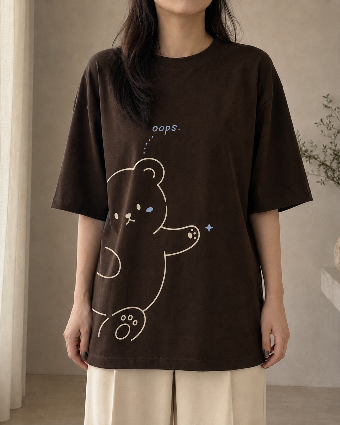 Oops Teddy Oversized T-Shirt