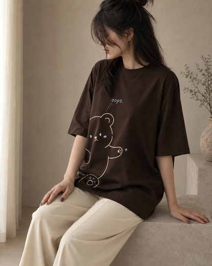 Oops Teddy Oversized T-Shirt