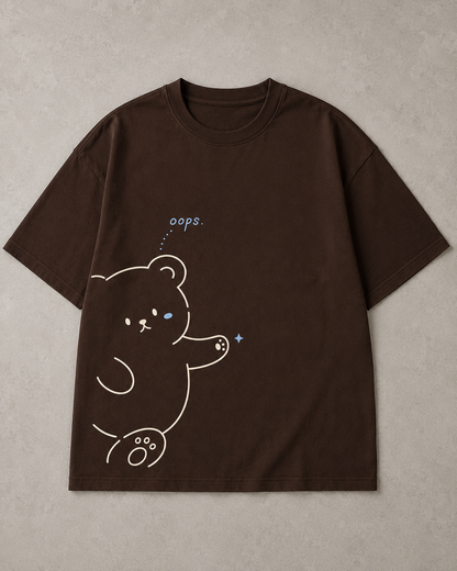 Oops Teddy Oversized T-Shirt
