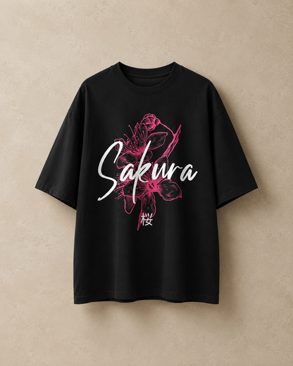 Sakura Babe Oversized T-Shirt