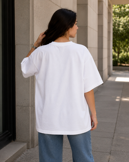 Blooming Right On Time Oversized T-Shirt
