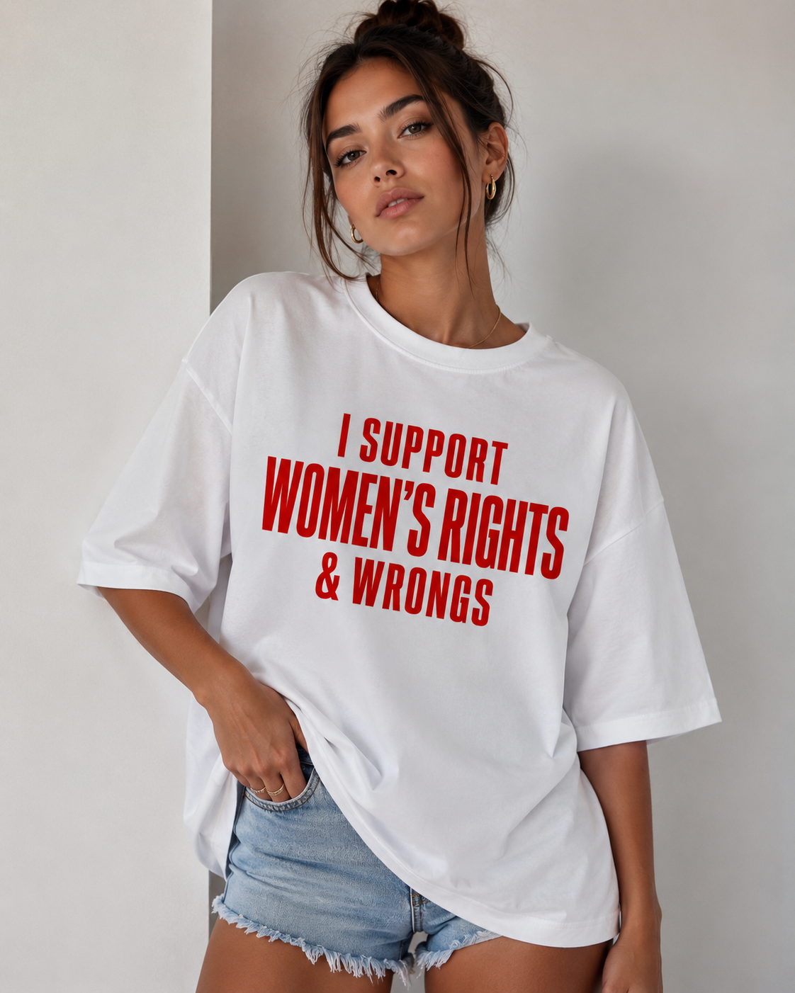 Rights & Wrongs Oversized T-Shirt