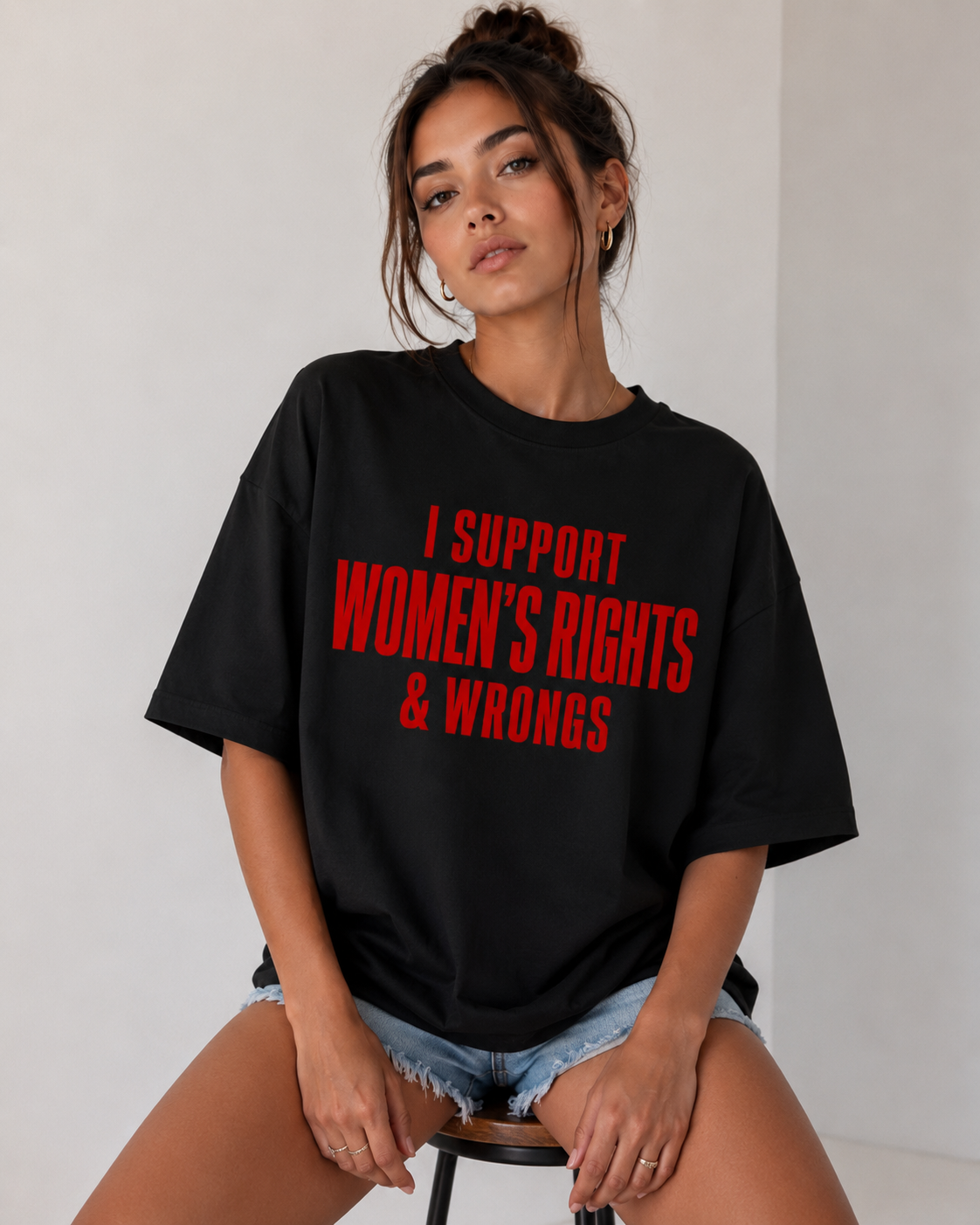Rights & Wrongs Oversized T-Shirt