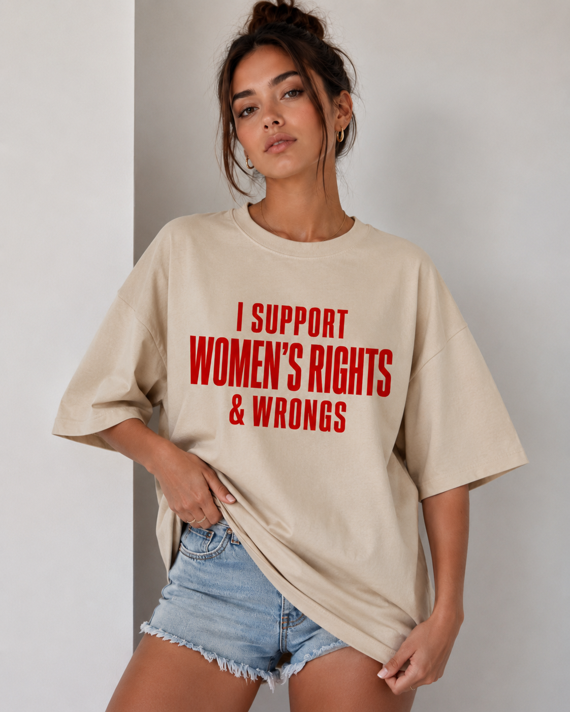 Rights & Wrongs Oversized T-Shirt