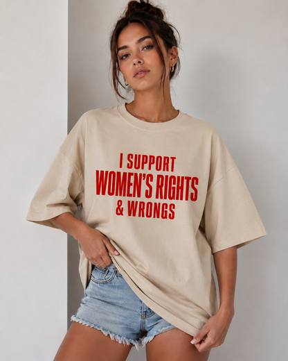 Rights & Wrongs Oversized T-Shirt