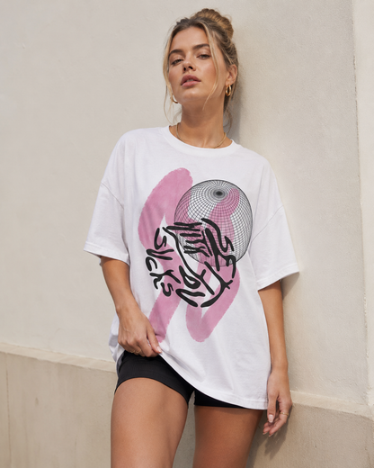 Disco Drift Oversized T-Shirt