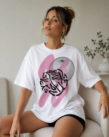 Disco Drift Oversized T-Shirt