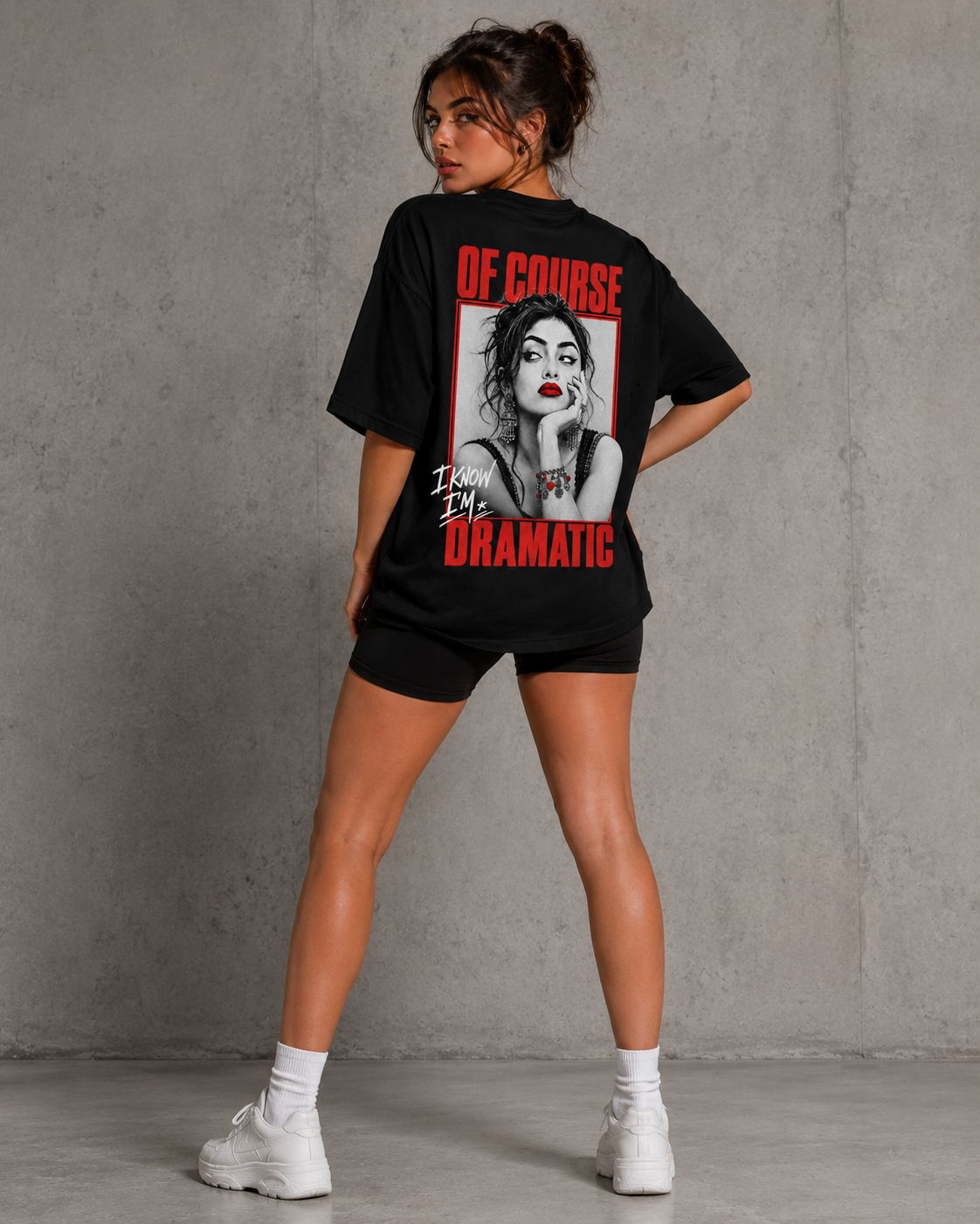 Of Course Dramatic Oversized T-Shirt