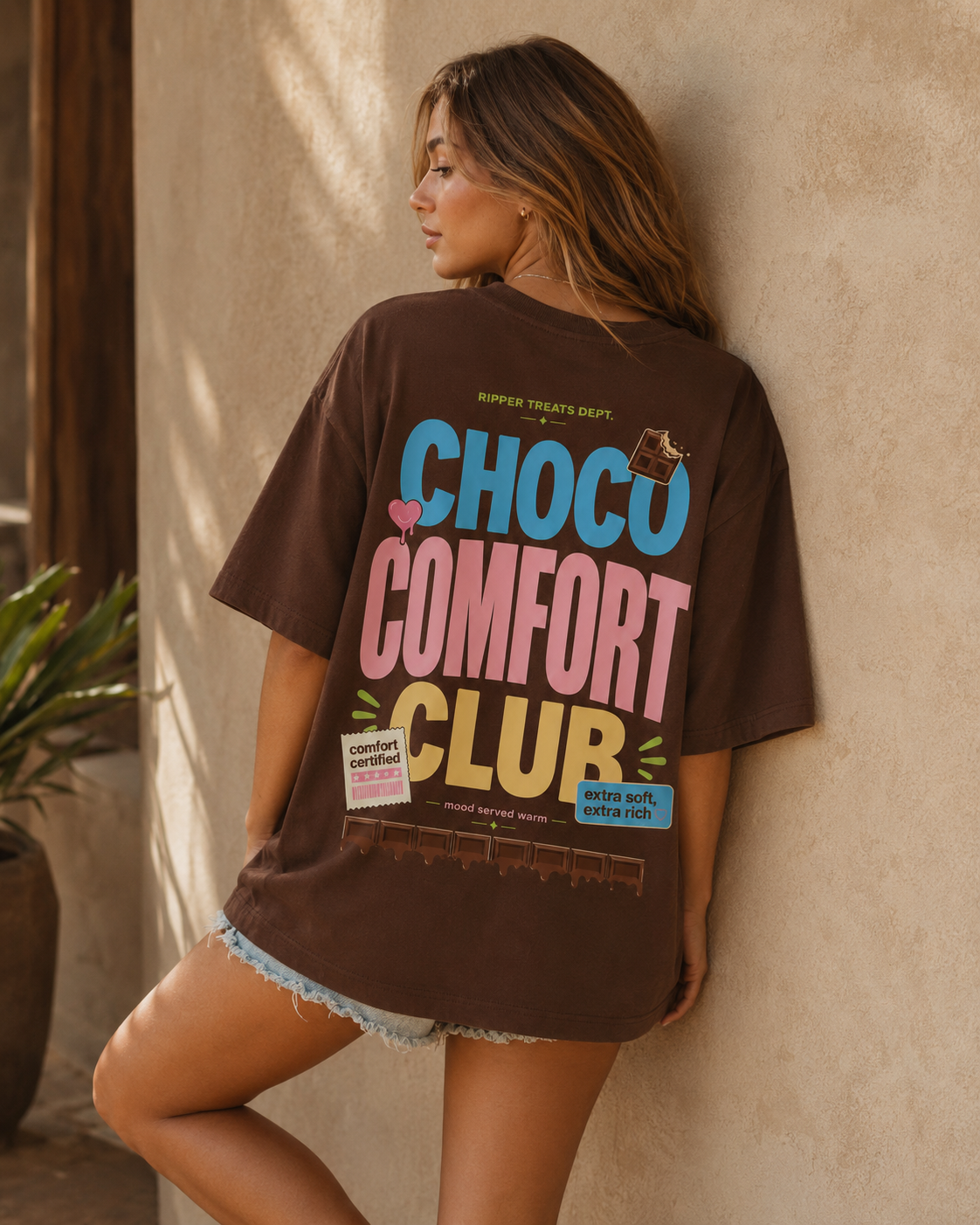 Choco Comfort Club Oversized T-Shirt