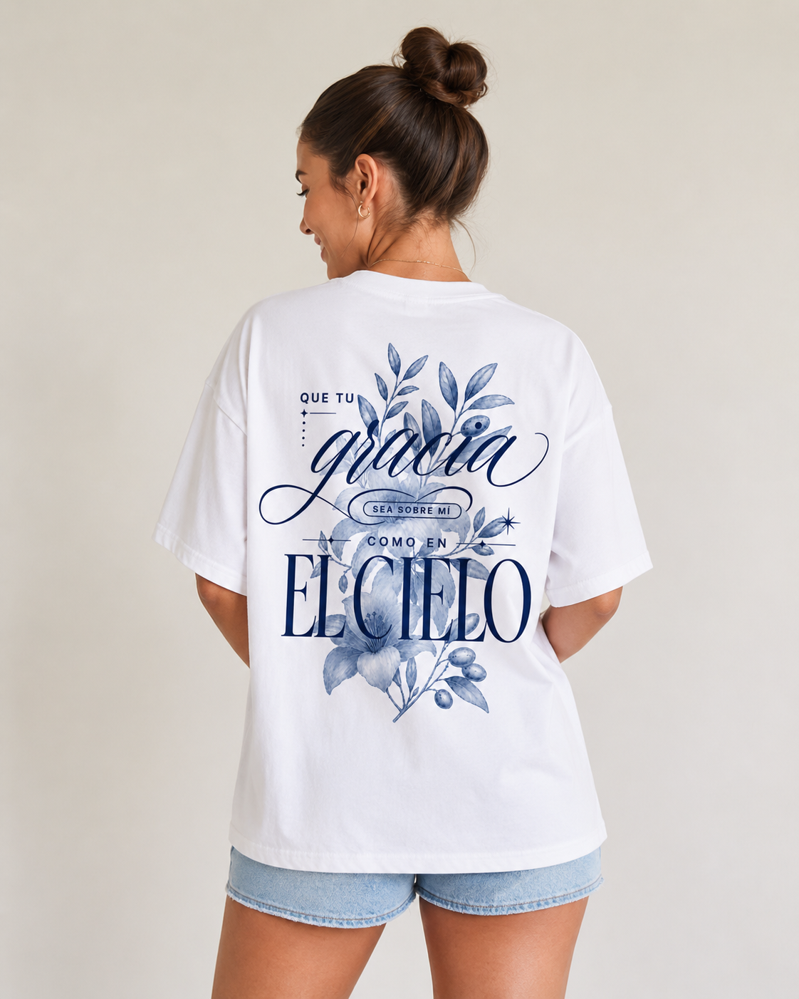 Gracia en el Cielo Oversized T-Shirt