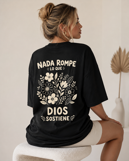 Dios Sostiene Oversized T-Shirt
