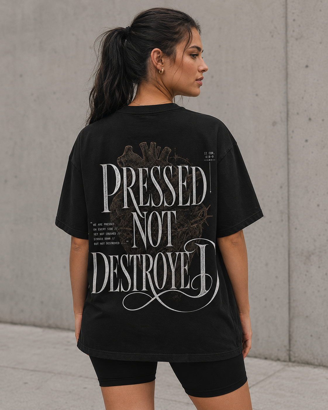 Pressed Not Destroyed Oversized T-Shirt
