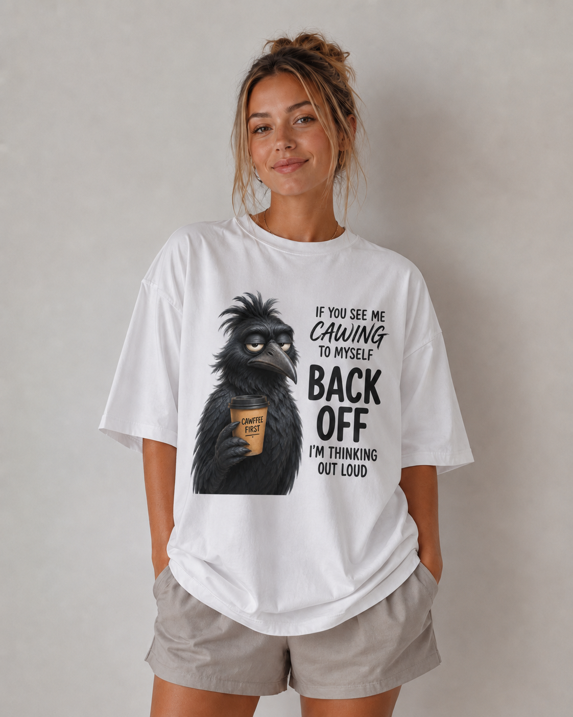 Cawffee First Oversized T-Shirt