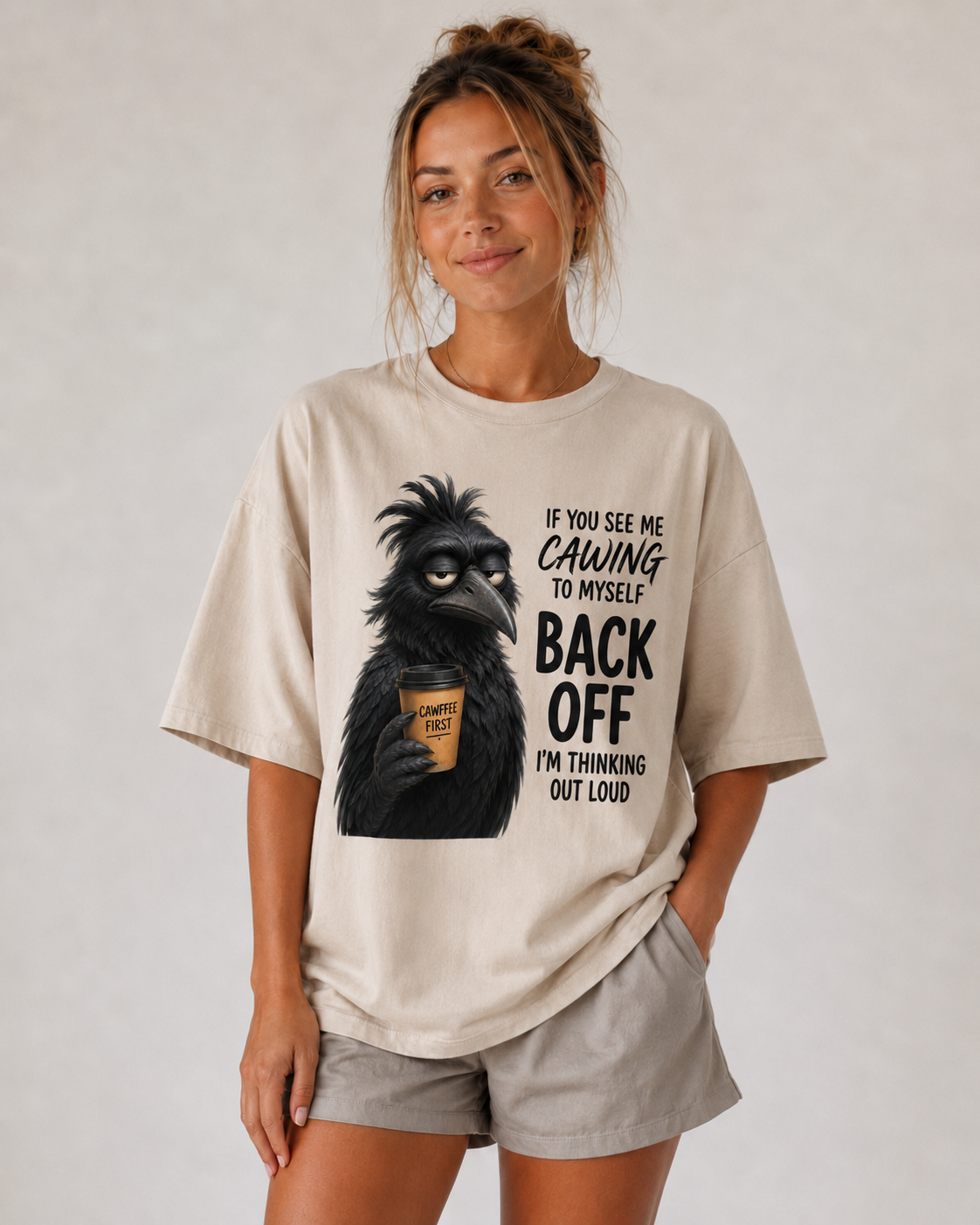 Cawffee First Oversized T-Shirt