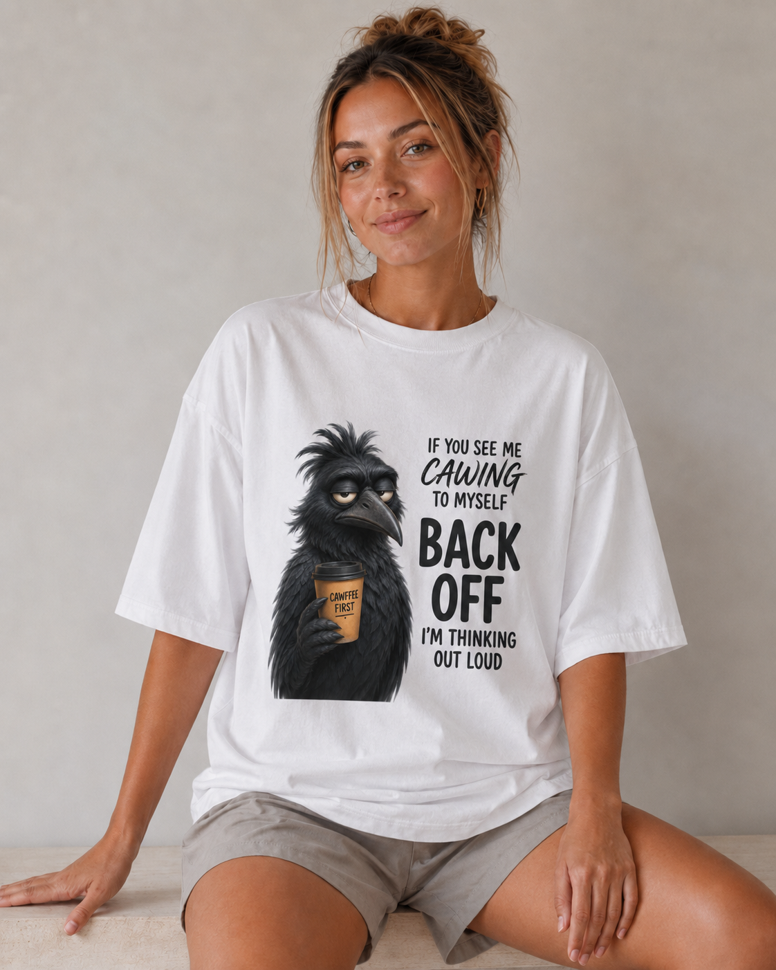 Cawffee First Oversized T-Shirt