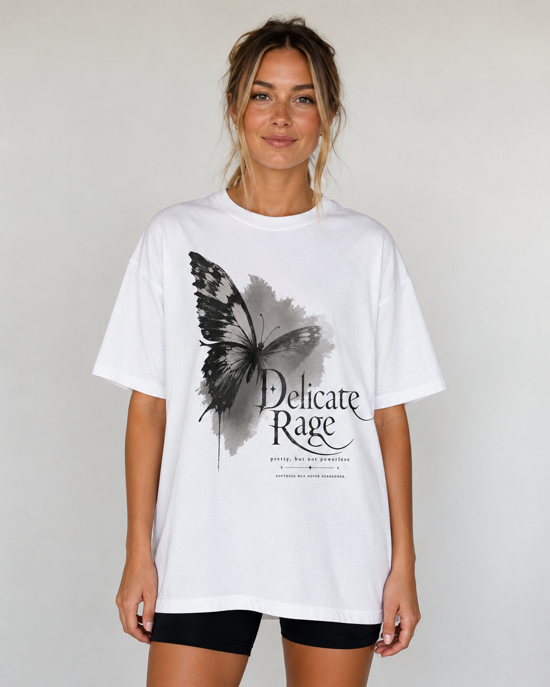 Delicate Rage Oversized T-Shirt