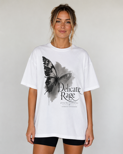 Delicate Rage Oversized T-Shirt