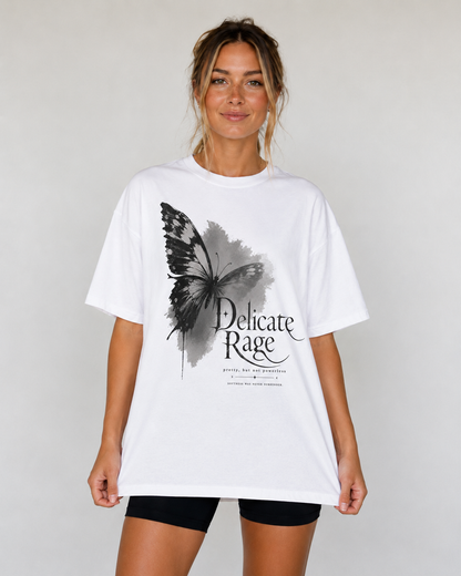 Delicate Rage Oversized T-Shirt