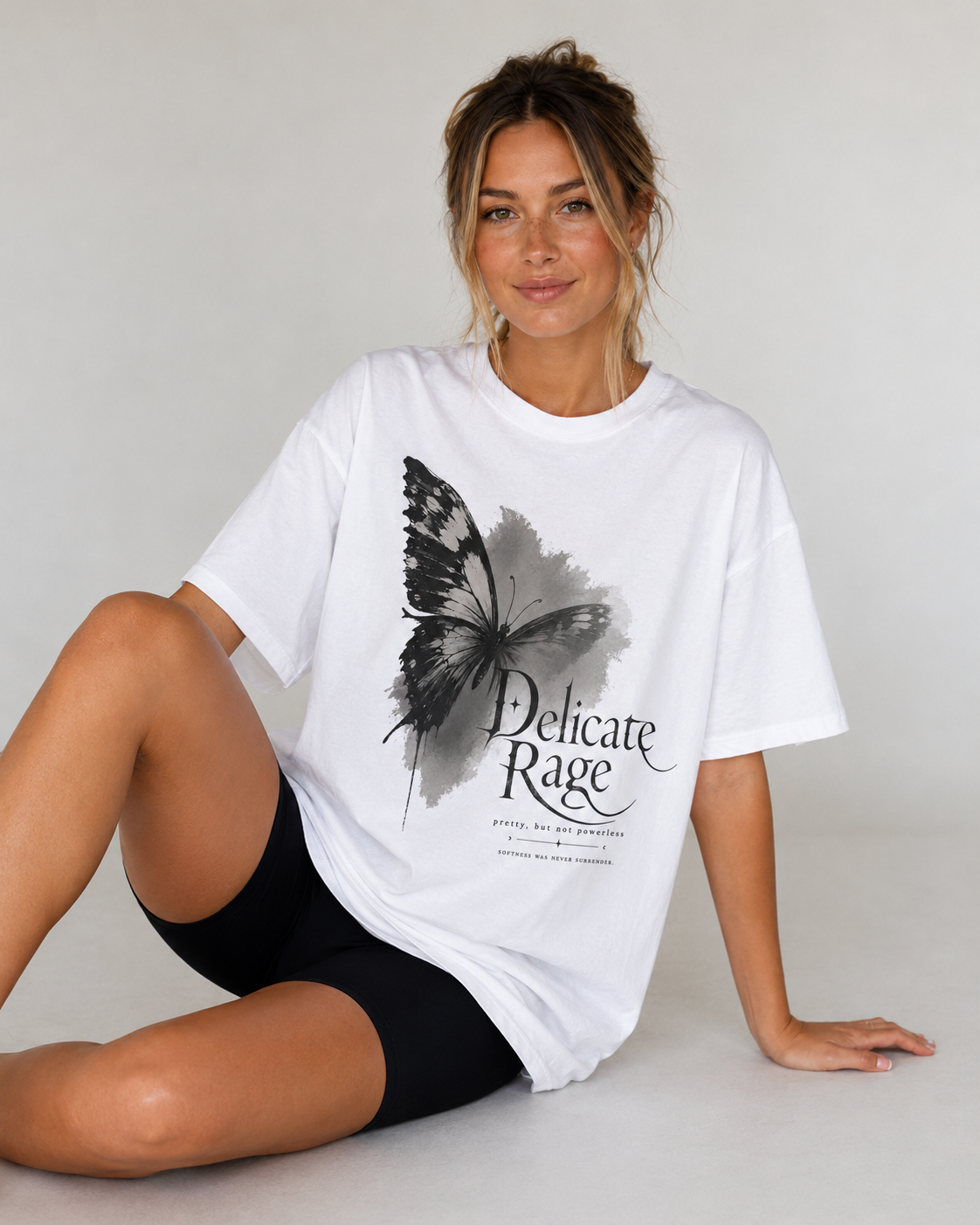 Delicate Rage Oversized T-Shirt