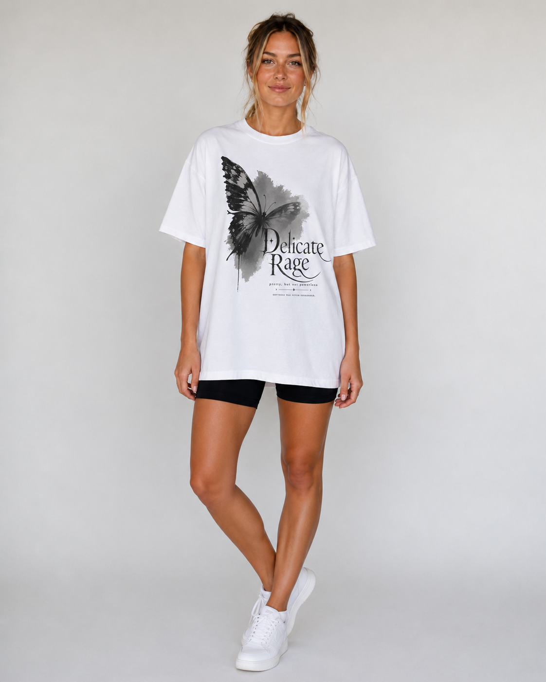 Delicate Rage Oversized T-Shirt