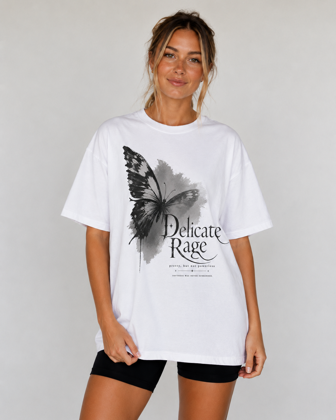 Delicate Rage Oversized T-Shirt