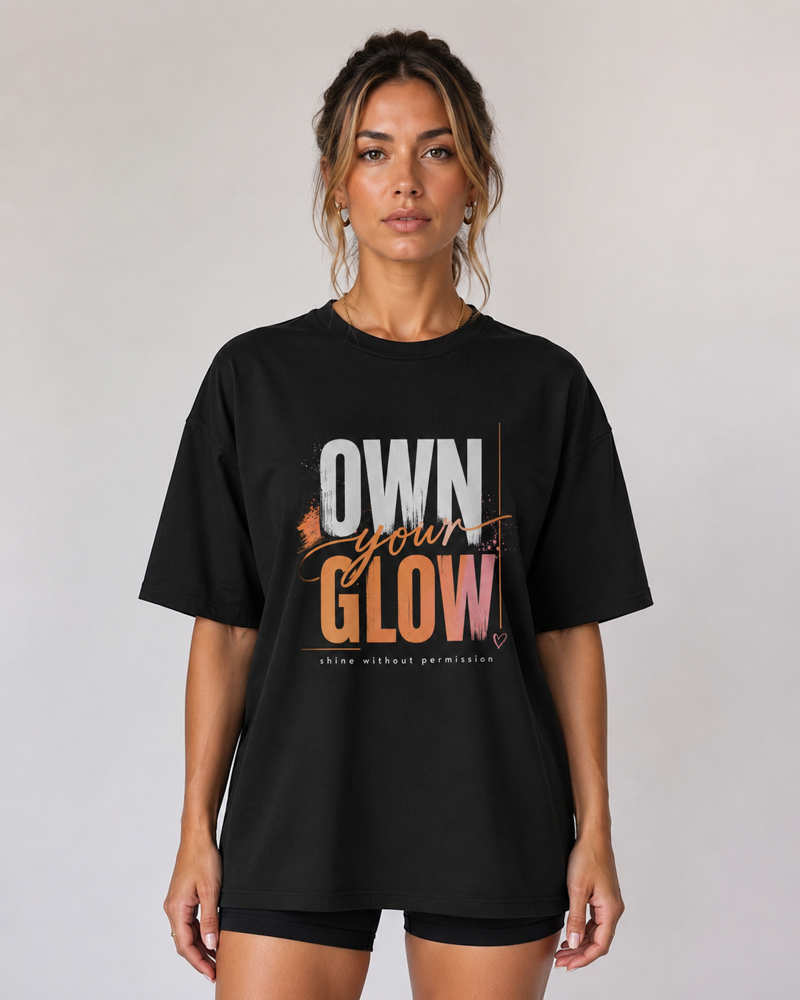 Own Your Glow Oversized T-Shirt