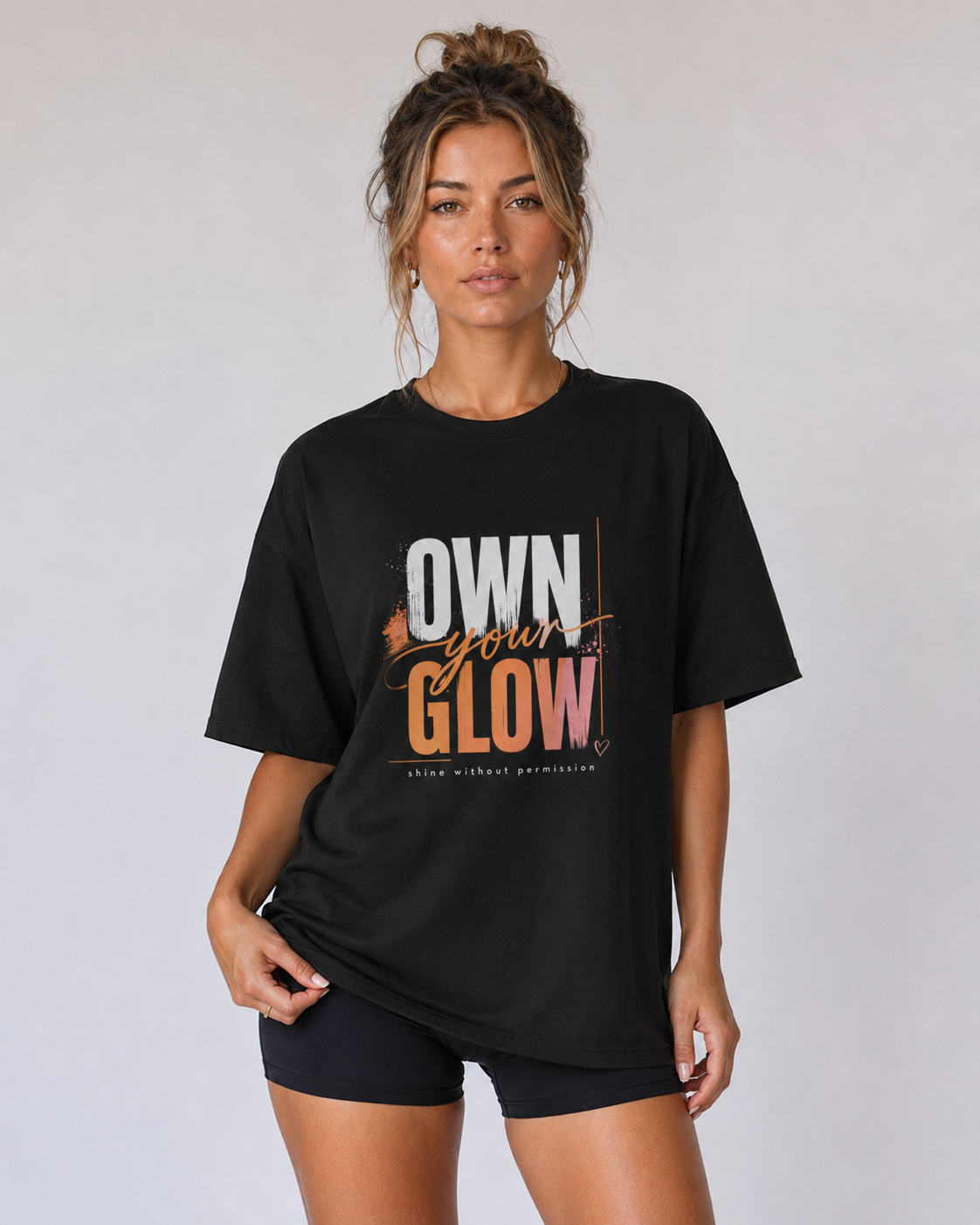 Own Your Glow Oversized T-Shirt