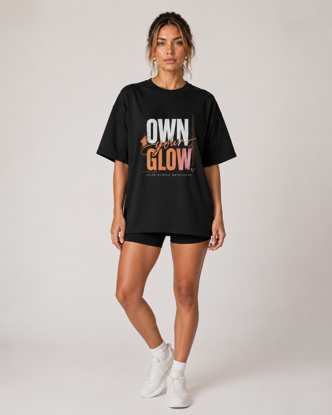 Own Your Glow Oversized T-Shirt