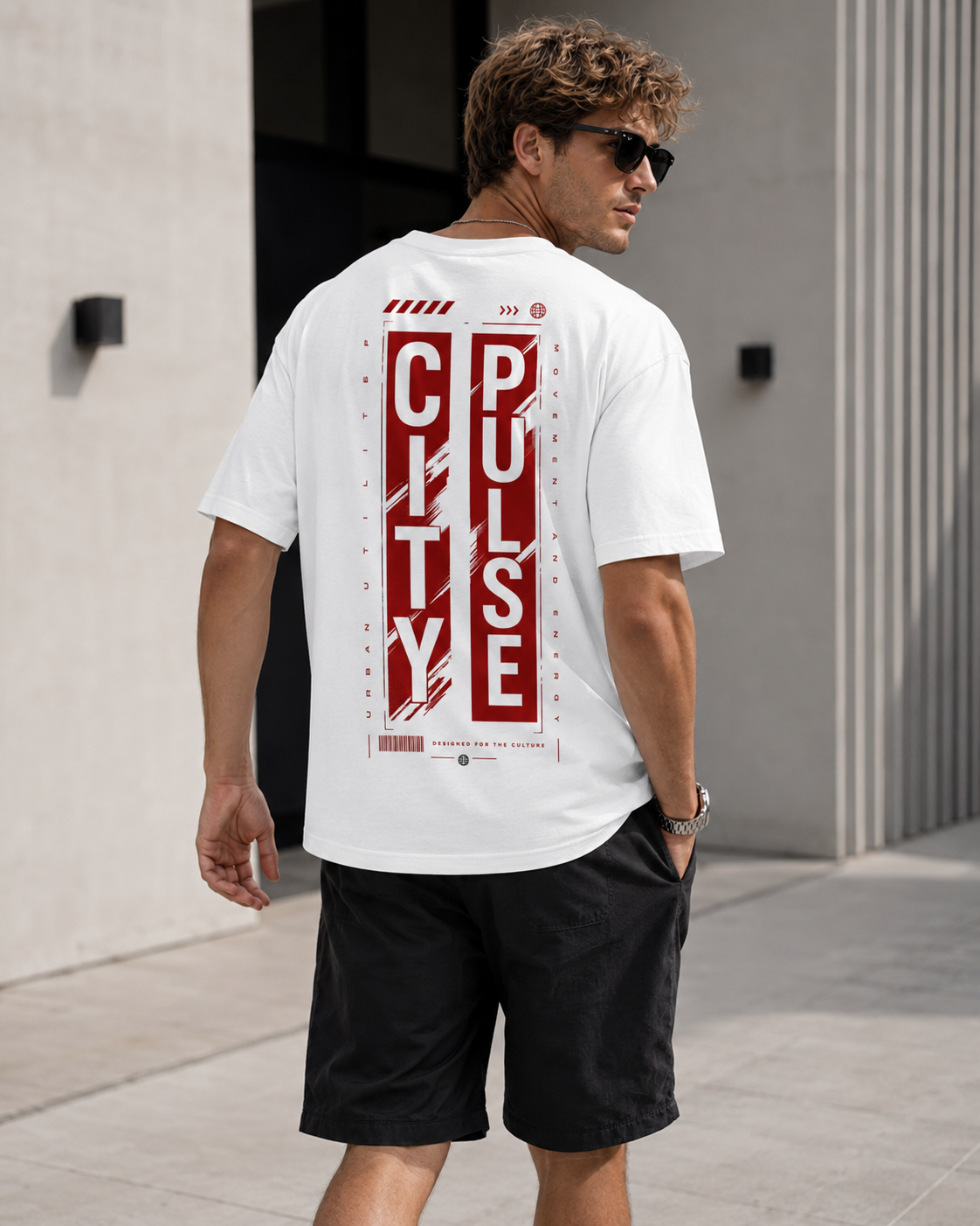 City Pulse Men’s Oversized T-Shirt