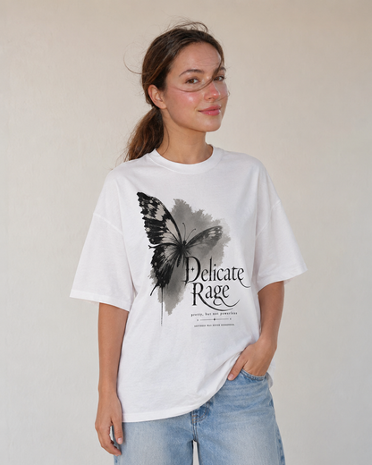 Delicate Rage Oversized T-Shirt