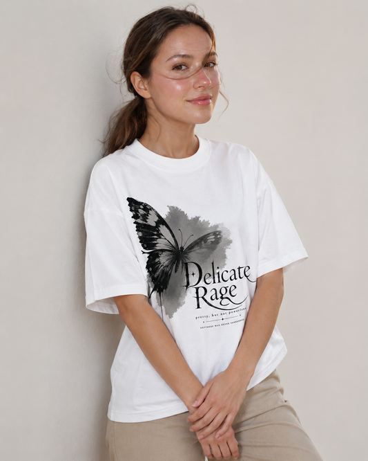 Delicate Rage Oversized T-Shirt