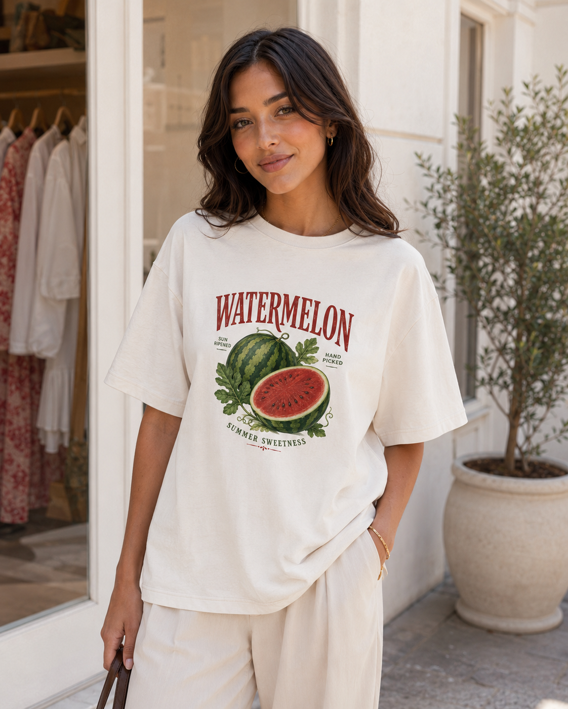 Watermelon Babe Oversized T-Shirt