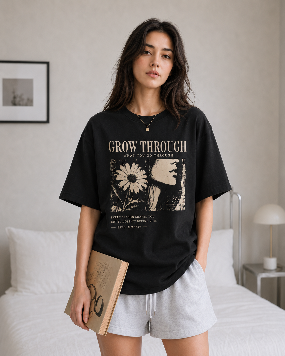 Grow Through Babe Oversized T-Shirt