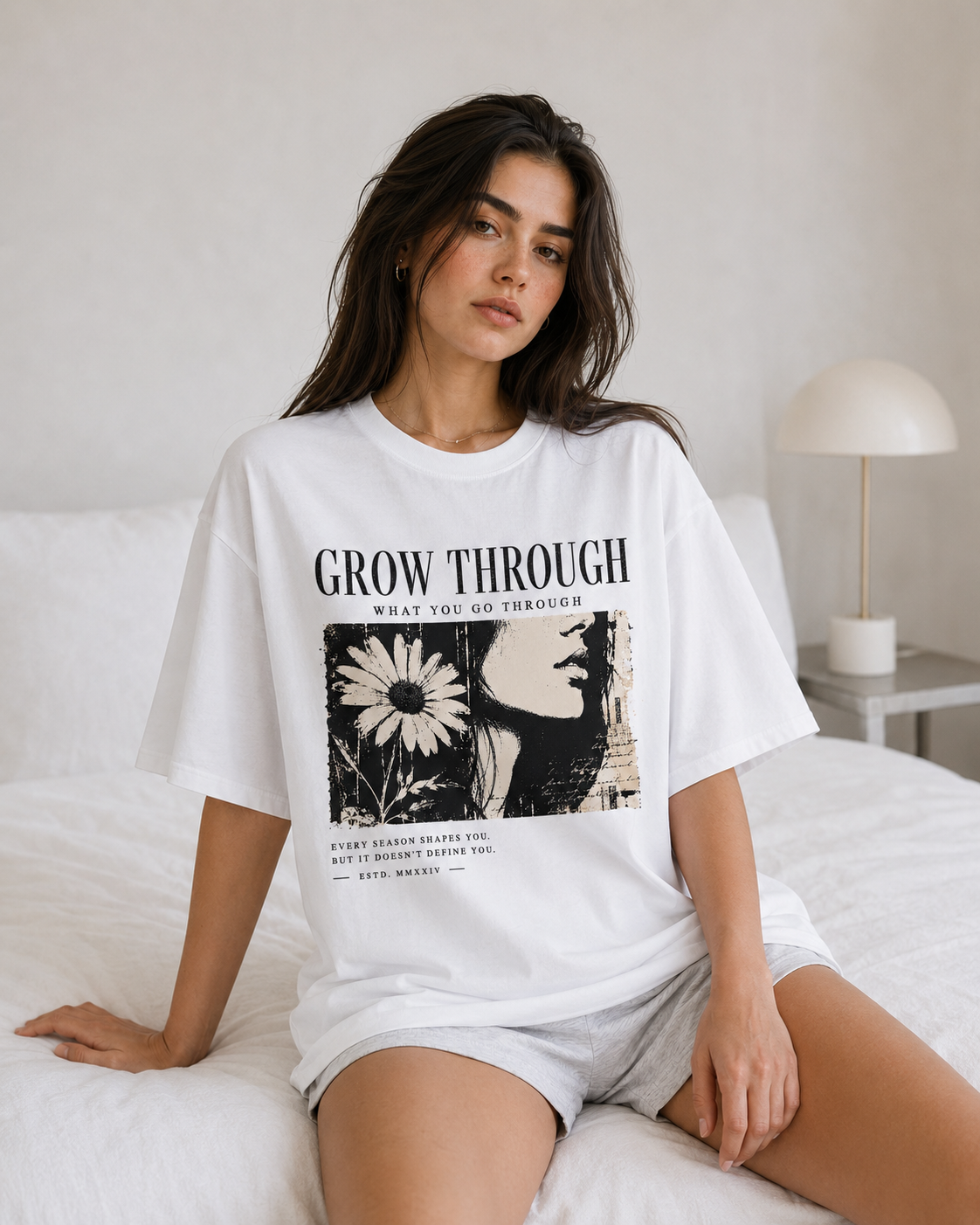 Grow Through Babe Oversized T-Shirt