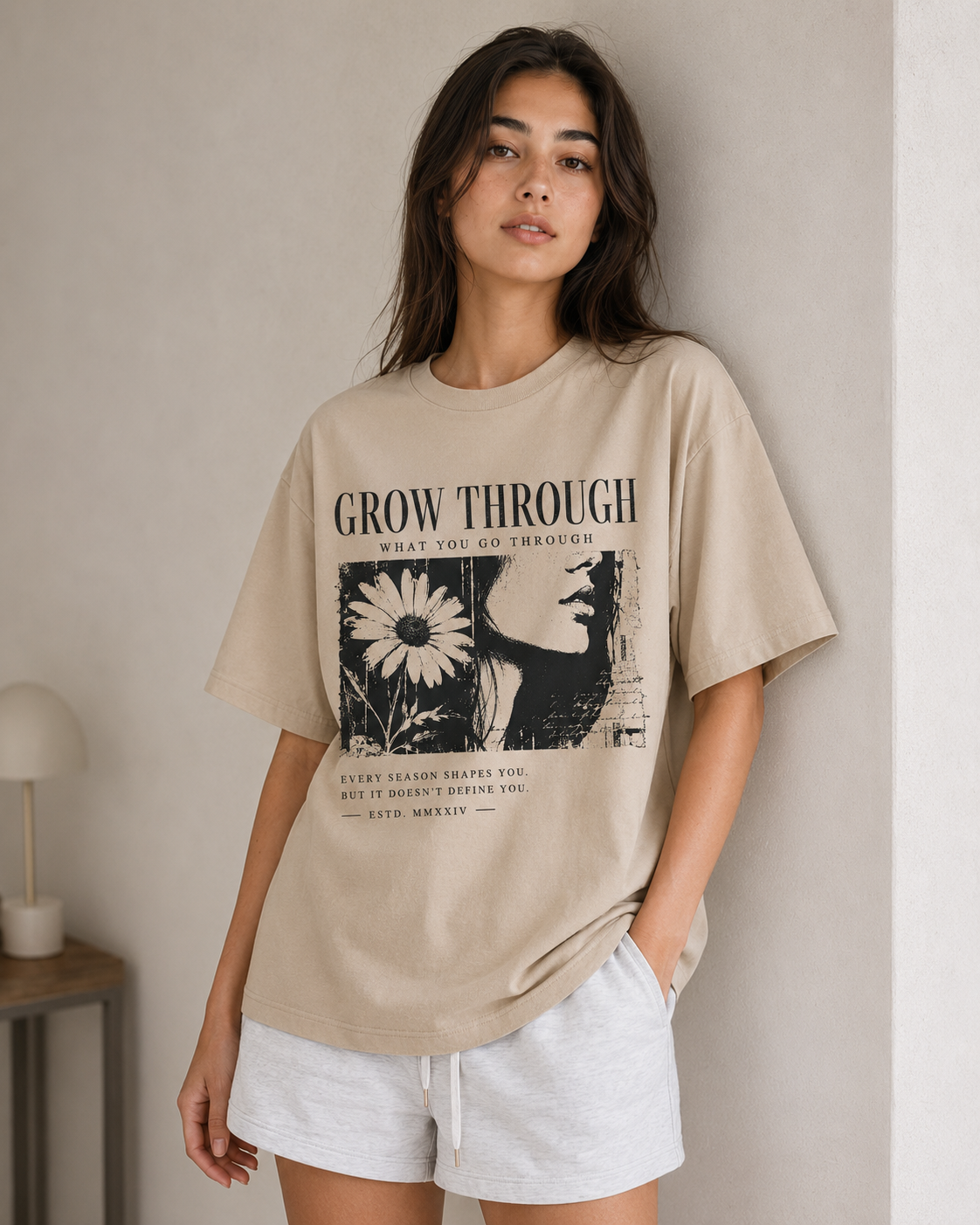 Grow Through Babe Oversized T-Shirt