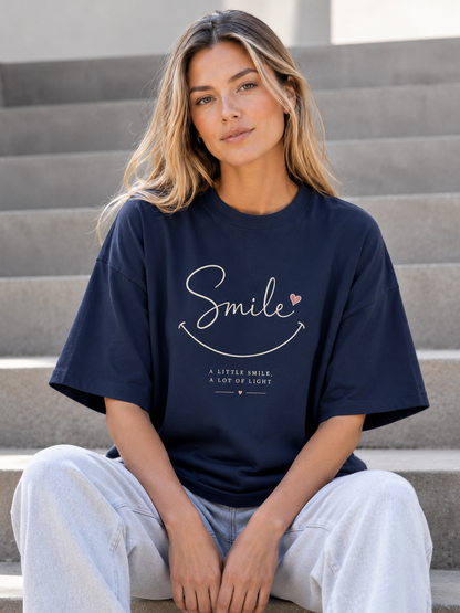 Little Smile Babe Oversized T-Shirt
