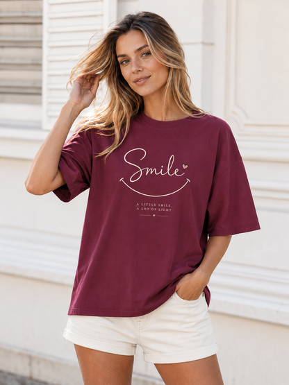Little Smile Babe Oversized T-Shirt