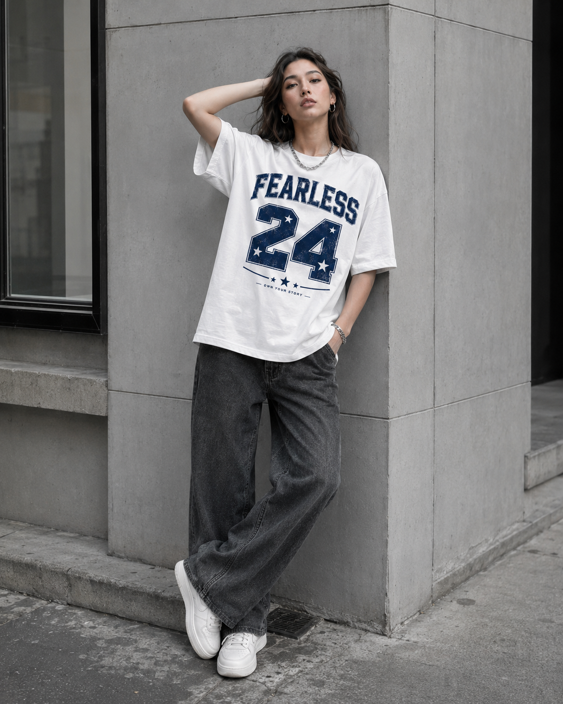 Fearless 24 Babe Oversized T-Shirt